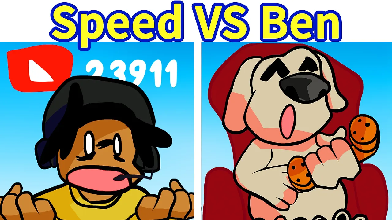 Friday Night Funkin' Speed VS Ben [No Friends] - FNF Mod / i..