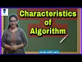 Characteristics of Algorithm in Hindi by LIPIKA SUR