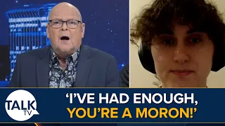 You re Behaving Like A MORON James Whale vs Youth Demand Protester Chiara Sarti