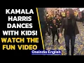 Download Lagu Kamala Harris dances with the kids, Video goes viral: watch the video | Oneindia News