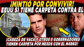 CON EL NUDO EN LA GARGANTA ¡CABEZA DE VACA SI TIENE CARPETA DE INVESTIGACIÓN EN EEUU! YA LLORO