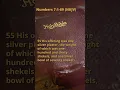 Numbers 7 1-89 NKJV
