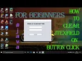 How to clear jtextfield on button click in java Java Tutorial for Beginners java