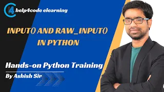 input and raw input in python Collection datatypes in python