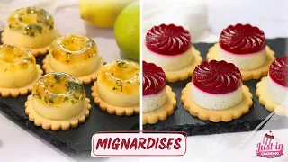 2 Mignardises Élégantes et Gourmandes 🍋❤️ Tartelettes aux 2 Citrons & Panna Cotta Framboise