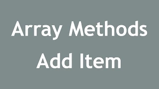 Learn PHP 5 In Arabic - Array Methods