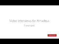 Amadeus Interview Samples
