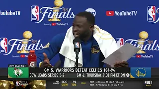 Everybody s doing their part Draymond talks about the Warriors depth after their Game 5 win