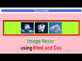 Image Hover using Html And Css