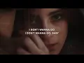 Tujamo - I Don't Wanna Go (Lyrics)