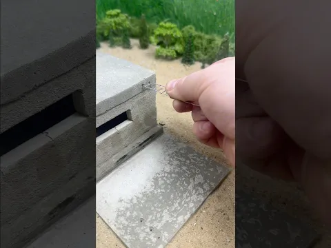 Incredible DIY Tiny House made with mini bricks 🧱 #diy #miniature