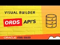 How to create and use ORDS REST API for database table in Oracle Visual Builder application VBCS