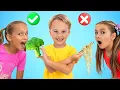 Alice and Nicole learn the importance of healthy food
