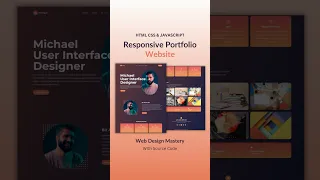 Simple Portfolio Website Using HTML CSS JavaScript
