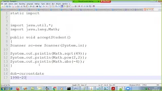 Core Java static Import