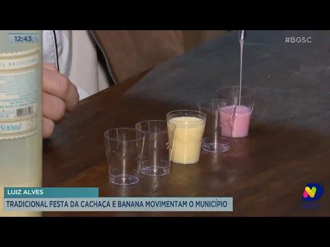 Luiz Alves: tradicional Festa da Cachaça e banana movimentam o município