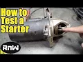 How to Test Your Car s Starter and Solenoid Assembly