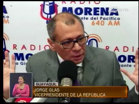 Vicepresidente Glas desestimó declaraciones del delator de Odebrecht