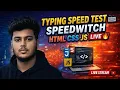 Build Typing Speed Test App HTML CSS JavaScript Project WPM Calculator Beginner Friendly