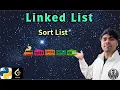 LeetCode 148 Sort List Merge Sort on Linked List Python Solution Explained AlgoYogi