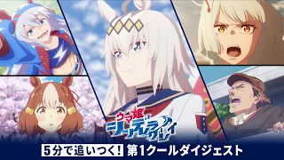 YouTube影片, 內容是賽馬娘 灰髮灰姑娘 第二季度 的 第一季度回顧影片