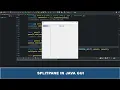 Java GUI Tutorial - Create a SplitPane Using JSplitPane Class In Java GUI Swing
