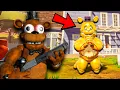 Freddy Plays - Hello Neighbor Running Fredbear Gun mod