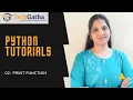 Python 02 - Python Print Statement and Comments