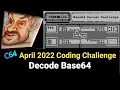 c64 April 2022 Coding Challenge Shallan50k