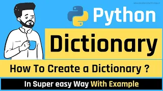 Python Dictionary Tutorial in Hindi How to Create Dictionary in Many Different ways
