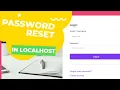 WITH SOURCE CODE Password reset using php MySQL login forgot password in html php and mysql