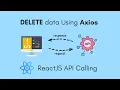 Delete Data From API Using AXIOS in ReactJS Promise chaining and Async-await