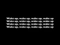 NF- Wake Up Lyrics