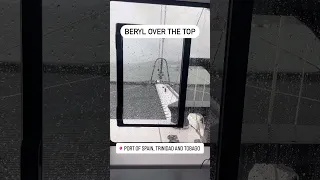 #hurricane #Beryl is Over the Top of Us in #trinidadandtobago