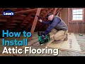 How To Install Attic Flooring