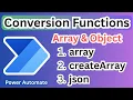 Array Object in Power Automate