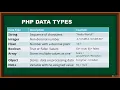 007 PHP Data Types