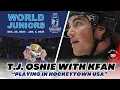 T J Oshie joins KFAN to Talk about Hockeytown USA Warroad MN