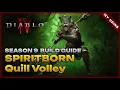 Diablo 4 Quill Volley Spiritborn - Season 9 Build Showcase