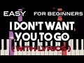 Download Lagu I DON'T WANT YOU TO GO ( LYRICS ) - LANI HALL | SLOW \u0026 EASY PIANO