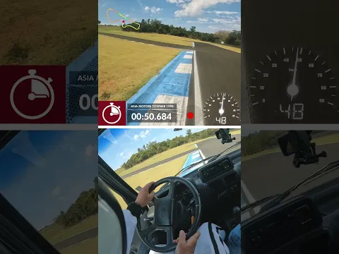 ONBOARD: RUBINHO SENTA A BOTA NA ASIA TOWNER DE 40 CV! 😂🚗🏁