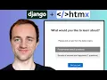 Create a quiz app with HTMX and Django in 8 mins