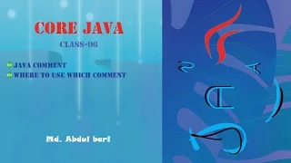 Core Java - Bangla Tutorial Comments