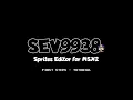 SEV9938 Sprite Editor for MSX2 - Voiceless Tutorial ENG subs