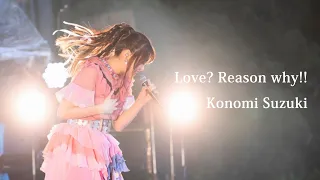 YouTube影片, 內容是戀愛FLOPS 的 片頭曲「Love? Reason why!!」鈴木このみ