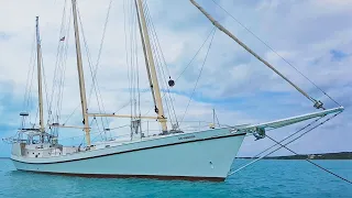 BOAT TOUR – 63 foot 3-Masted Sharpie Schooner – Ep 78 Sailing Luckyfish