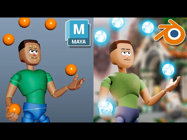 Video: How to Render Maya Animations in Blender (USD vs Alembic)