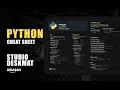 Python Developer Keyboard Reference Desk Mat Must-Have for Programmers Data Scientists