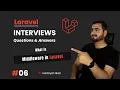 06 What is Middleware How to define Middleware in Laravel 11 and Laravel 10
