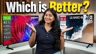 Best 43 Inch TV Under ₹30,000 — Samsung Mini LED vs LG NanoCell | Honest Comparison Hindi